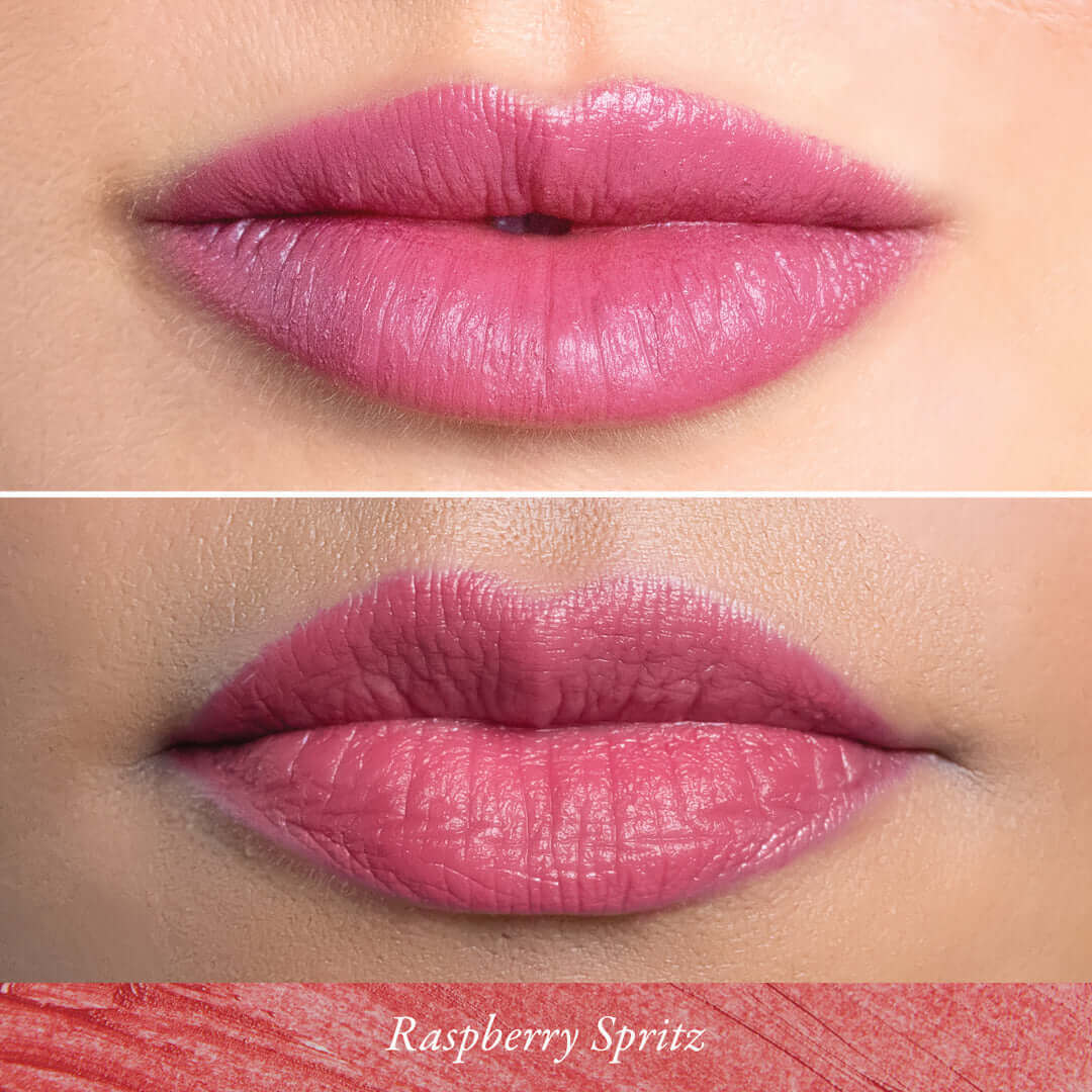 Silky pout creamy lip chubby raspberry spritz