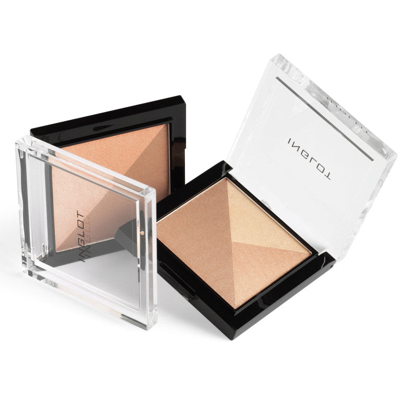 Multicolour system highlighting & bronzing powder